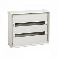 Распределительный шкаф Prisma Pack, 48 мод., IP30, навесной, сталь, бежевая дверь | код. 8002 | Schneider Electric
